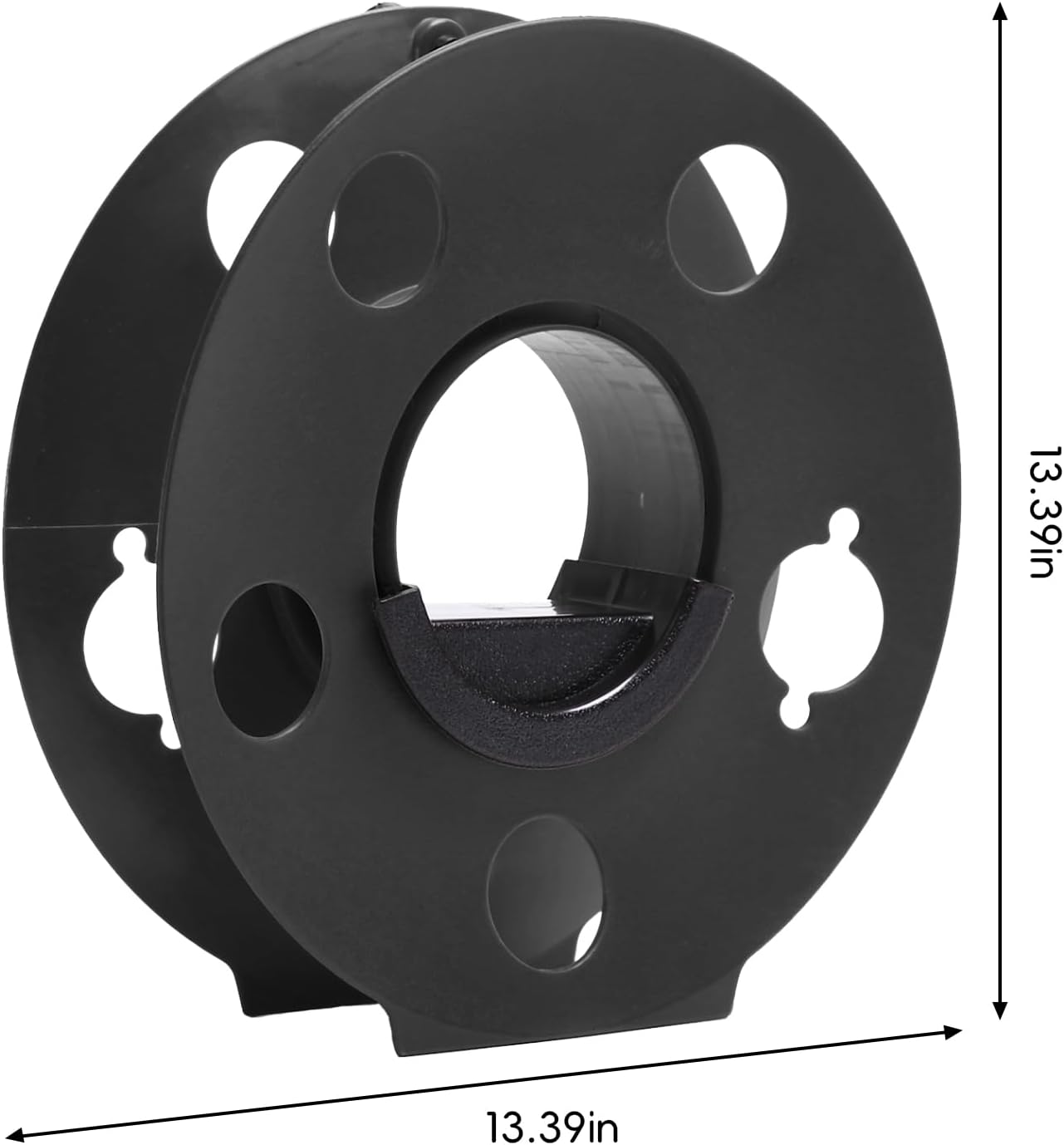 Cord Storage Reel Easy to Use Center Spin Handle,with Carrying Bag 100feet(black) - Image 2