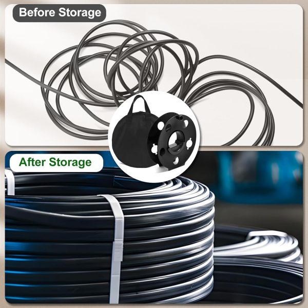Cord Storage Reel Easy to Use Center Spin Handle，with Carrying Bag 100feet（black） - Image 4