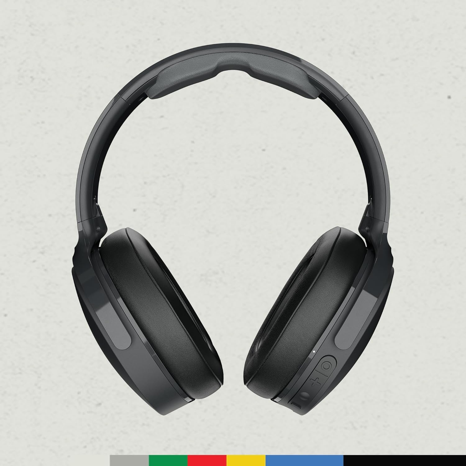 Skullcandy Hesh ANC Over-Ear Noise Cancelling Wireless Headphones with Charging Cable, 22 Hr Battery, Microphone, Works with iPhone Android and Bluetooth Devices - True Black - Image 2